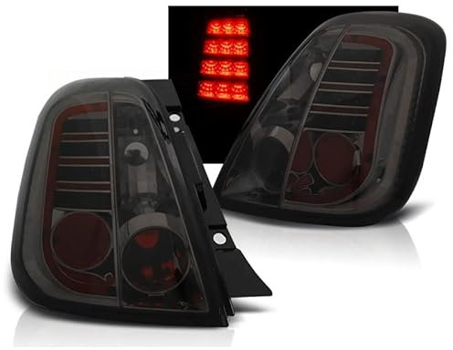 LED Rückleuchten in rauchglas für Fiat 500 2007-2012