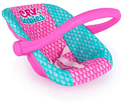 Cry Babies Magic Tears Seggiolino da Viaggio, seggiolino da auto per bambole; accessorio per trasportare bambole Cry Babies e qualsiasi bambola alta fino a 35cm