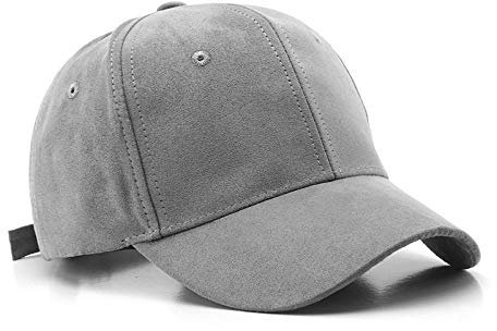 Herren Kappe Hut Mode Baseball Cap Für Frauen Und Männer Top Baumwolle Wildleder Hüte Casual Snapback Hut Unisex Frühling Sommer Visors-Dark_Grey_Adjustable