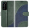 BoxTii Cover per Huawei P40 PRO/Plus, Custodia in PU Pelle Portafoglio, Magnetica Cover a Libro con Slot per Schede, Verde