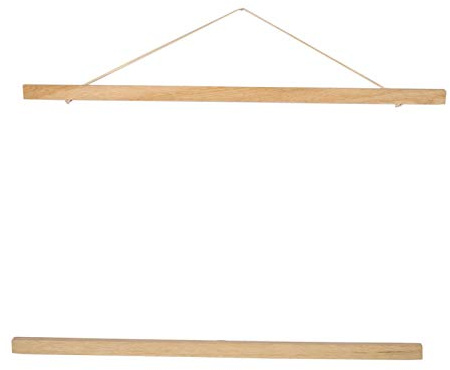 Tomotato Posterleiste Magnetische Poster Aufhänger Moderne Magnetische Holz Posterschiene Posterleisten Kunstwerk Bilder Bilderrahmen Bilderleiste Aufhänger für Home Wanddekoration(50cm)