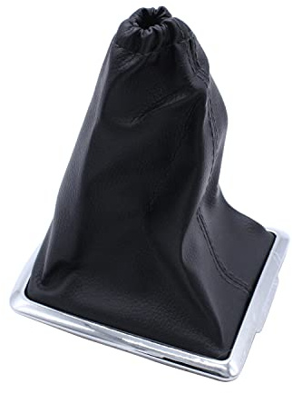 Black Gear Shift Lever Cover Fits For Ford Focus 2005-2012 SHLPDFM Brand Gearstick Gaiter Boot PU Leather