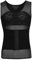 RCBHSD Zip Up Men´s Chest Compression Shirt zum Verstecken von Gynäkomastie Moobs Trimmer Taillenmieder elastische Formung (Color:黑色,Size:XXL)