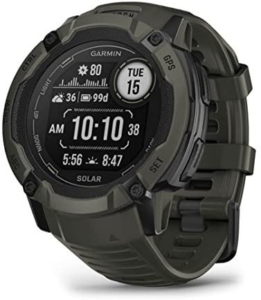 Garmin Instinct 2X Solar Multisport-Smart Moosgruen