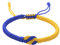 Asudaro Unisex Armband mit Ukraine Flagge, Handgewebtes Armband Gelb Blau Handgewebtes Armband Bettelarmband Verstellbares handgefertigtes Truelove Knotenarmband für Paare, Frauen, Männer,Typ 1