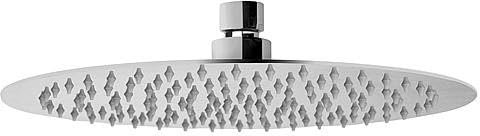 Tete de douche inox, poli ronde, diam. 300x2 mm