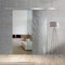 BOSS Porta Scorrevole in vetro modello TREE 60x215 cm (60/85/95 cm) 8 mm, vetro Trasparente, Nano rivestito incolore, kit hardware complete (60x215 cm, DESTRA)