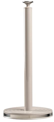 Daewoo Sienna Collection Paper Towel Holder, Free Standing Kitchen Roll Holder With Sturdy Base, Taupe