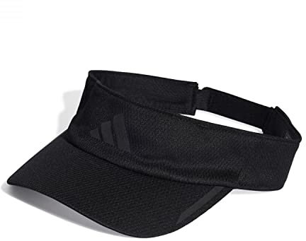 adidas Unisex Visor Run Visor A.R., Black/Black Reflective, HT4814, OSFW