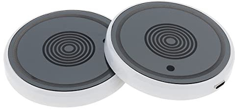 ePathChina 2pcs LED Car Cup Holder Lights with 7 Colors Changing USB Charging Mat Luminescent Cup Pad Interior Atmosphere Lamp Decoration Light