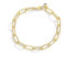 Damenarmband, Zirkon-Rundkette, klobiges Kettenarmband, modischer einfacher Handschmuck