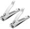 AZLIFEEU Nail Clippers 2 Pack Nail Cutter for Thick Toenails, Toenails Clippers with Heavy Duty Stainless Steel