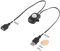 USB-Bewegungssensor-Schalter USB-Kabel mit Bewegungssensor 2A DC 5-24V Pir Infrarot-Bewegungssensor-Detektor Automatischer Schalter LED-Streifen USB-Schnittstelle Weiß (Schwarz)