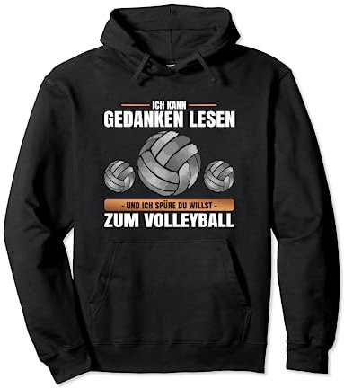 Volleyball Fanartikel Zum Anfeuern Training Fun Volleyballer Pullover Hoodie