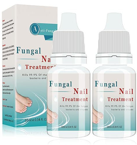 2 Pièces Ongles Réparateurs, Réparateurs Mycose Ongle Pied, Renforce et Protège Les Ongles Tout en Favorisant la Repousse D'ongles Sains-10ml
