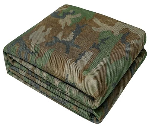 Tarnnetz,Tarnnetz Netzschal,Camo Leichtes Stofftuch für Sichtschutz Tarnung Sonnenschutz – Tuch Tarnnetz Abdeckung Burlap für Garten Camping Jagd,Wildlife Photography,Outdoor Aktivitäten – (1.5M x 4M)