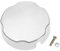 Bouton de Commande Escamotable Rotatif pour Baignoire - Couvercle Trop-plein en Plastique Chromé - Accessoires de Vidange