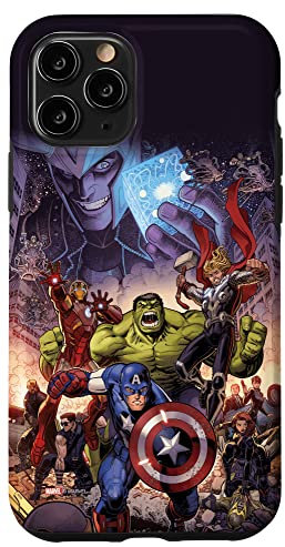 Marvel The Avengers Infinity Saga Comic Cover Case for iPhone 11 Pro