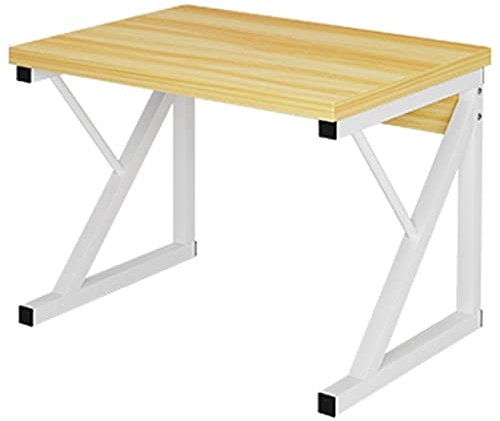 Soporte para Estante de Madera para microondas, Estante para Horno microondas de Metal, Organizador de Almacenamiento de Cocina de una Sola Capa, estantes Tipo Cubo para Ahorrar Espacio en