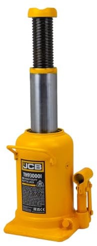 JCB 30 Tonne Heavy-Duty Automotive Hydraulic Bottle Jack, 510mm Maximum Lift | JCB-TH930001