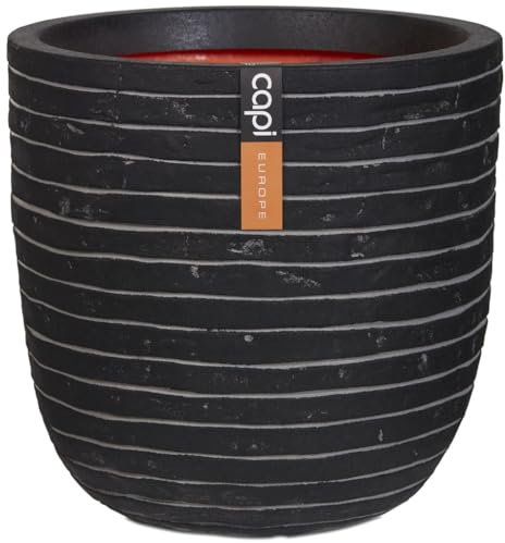 YUOTYRKTEJRSG topfuntersetzer,übertopf 40 cm Durchmesser,CAPI Blumentopf Nature Row Oval 54 x 52 cm Anthrazit KRWZ935Suitable for Garden, Patio, Living Room