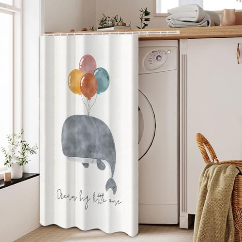 Cortina del Comedor,Cortinas Cortas Opacas,Cortinas debajo del fregadero,Opacas,Para Dormitorio Baño Café mueble lavadora,Rieles deslizantes adhesivos,Sin Taladrar