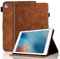 Vkooer Custodia per iPad Pro 9.7 2016 (modello: A1673 A1674 A1675) Premium PU Pelle Folio Cover Smart Shell con Auto Sleep/Wake Multi Angle Visualizzazione Stand per iPad Pro 9.7 2016 Tablet, Marrone