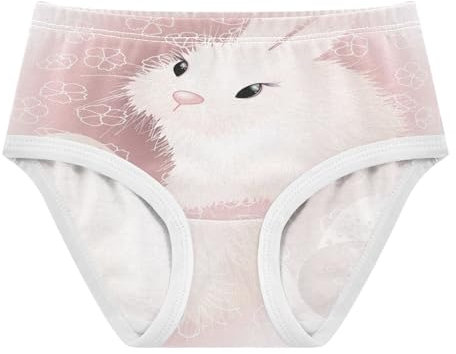 YOUJUNER Mädchen-Unterwäsche, Osterhase, Kaninchen, Rosa, Kleinkinder, Höschen, Baumwollhose, kleine Mädchen, Slip, bequem, Kinder-Unterhose, mehrfarbig, 5 Jahre