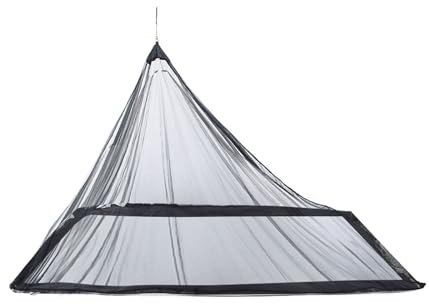 ZEPFJHE Red de mosquitos para cama de camping con bolsa de transporte triangular para exteriores, mosquitera para camping, ropa de cama y patio