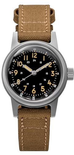 TACTICAL FROG Thorn 36 mm G11 NH35 automatische Militäruhr C3 leuchtend bis 10 ATM wasserdicht, Schwarz