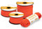 Abma Cord Paracord 4mm 30m Schnur Typ III Paracord 550 Seil 7 Kern für Outdoor, Camping, Survival, Basteln, Armband - Max. 250kg - Neon Orange