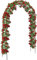 Brixy - Arche de rose - Arche de jardin - Aide à la clôture - Arche florale - Pour plantes grimpantes - Métal - 240 x 140 x 38 cm - Noir