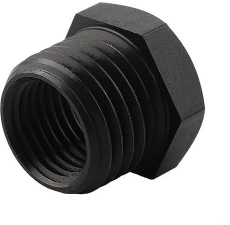 Solaughguy Wood Lathe Chuck Adapter Metal Headstock Spindle Thread Insert 33Mm External,Internal Thread 24Mm,25Mm 1-10,3/4-16 Woodworking Tool Accessory Black(C)