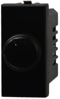 1 MODULO DIMMER, NERO, COMPATIBILE CON BTICINO AXOLUTE, REGOLAZIONE 100W - 1000W, MODULI E FRUTTI 100% COMPATIBILI, MATERIALI DI ALTA QUALITA'