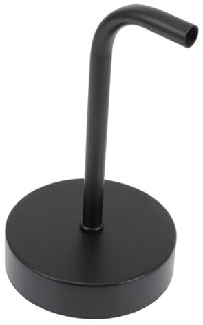NUOBESTY 1 Juego Accesorios para lámparas de pared Poseedor Pararse piezas de lámparas para hacer lámparas montar muro soporte de instalación de lámpara titular de la pantalla Metal Negro