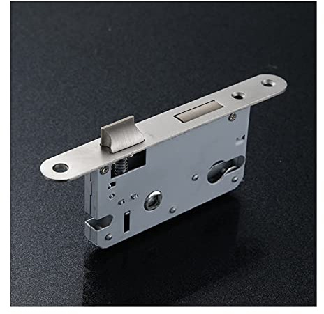 Serrure à mortaise en acier inoxydable, 1 pièce, for portes en bois, 50 x 45 mm, sécurité renforcée, hauteur de cylindre de 29 mm.