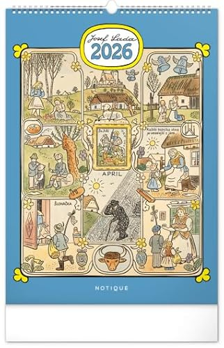 Wandkalender Josef Lada 2026