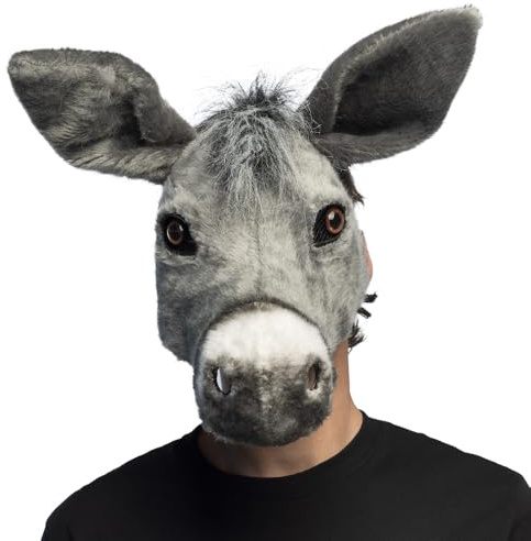 Boland – Plüsch Tiermaske für Erwachsene, robuste Halbmaske für Kostüme, Karneval, Mottoparty oder Halloween