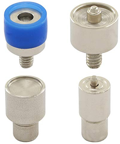Herramienta S resorte, herramienta de botón a presión, herramienta de presión para prensas de ojales, prensas de remaches, prensas de tornillos - para botones de resorte S, 10 mm