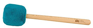 Sonic Energy Gong Schlägel Petrol – 30 cm – Aus Wolle und Kunstfell – Buchenholzgriff – Für Gongspieler, Percussion, Meditation (MGM-S-SP)