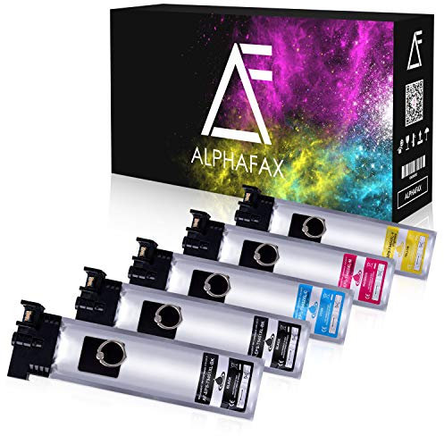 Alphafax 5 Tintenpatronen kompatibel für Epson Workforce Pro WF-C5210DW WF-C5290DW WF-C5710DWF WF-C5790DWF C13T945140 T9451
