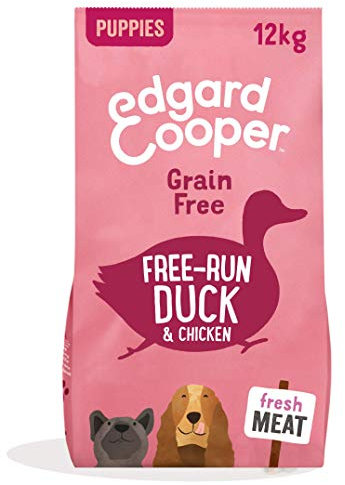 Edgard & Cooper natürliches Premium Trockenfutter für Adult Hunde - getreidefrei und proteinreich (Welpe - Ente & Huhn, 12kg)