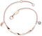 Engelsrufer Twist Damen Armband aus rosévergoldetem Sterling Silber mit kleinem Flügel und Zirkonia Anhänger - Karabinerverschluss - längenverstellbar - nickelfrei