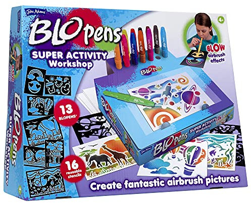 John Adams , BLOPENS Super Activity Workshop: Create fantastic airbrush pictures, Arts & crafts, Ages 4+