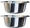 OXKOX Pack of 2 Dog Bowl - Stainless Steel Dishwasher Safe - Bowl for Cats, Dogs, Pups, and Kittens - Ideal for Wet and Dry DOG Food and Water Bowl (Medium)