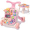 QDRAGON Trotteur Bebe Enfants, Troteur Marche Détachable avec Vitesse Réglable et Table Activité d'éveil, Evolutif 3 en 1 Chariot de Marche pour Bebe 6-36 Mois Garçon et Fille
