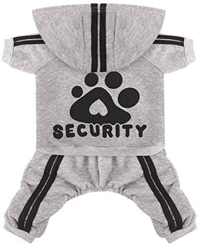 Dolahovy Dog Hoodie Pet Clothes Apparel Soft Security Hoodies Autumn Winter Puppy Jumpers Fleece Cotton Dogs Jacket Coats Dog Outfit for Chihuahua Teddy Dogs Cats Small Medium