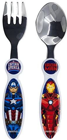 SET DE 2 CUBIERTOS METALICOS AVENGERS INVINCIBLE FORCE