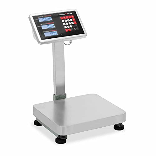 Steinberg Systems Kontrollwaage mit Hochanzeige 60 kg / 0,005 kg Wiegefläche 29 x 34 cm LCD Digitalwaage