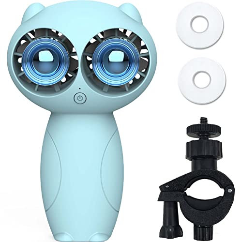 KENSUKA Ventilador Carrito Bebé con Aromaterapia BF1, Ajustable 360°, Clip Universal Desmontable, Batería Recargable USB de 6000mAh, 3 Velocidades de Viento, Ideal para Cochecito de Bebé